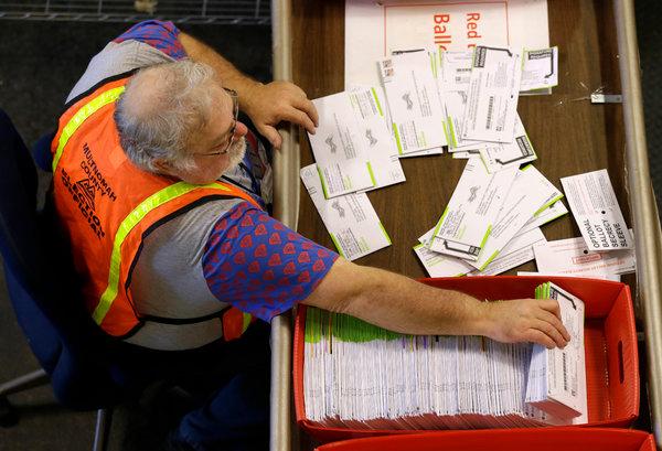 Klamath County Clerk's office voter information: processing ballots